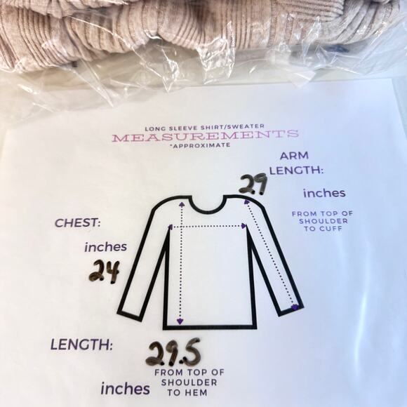 Cuddl Duds Womens Ribbed Knit Long Sleeve Button Top Size 1X Neutral Comfy Tan - Picture 7 of 7